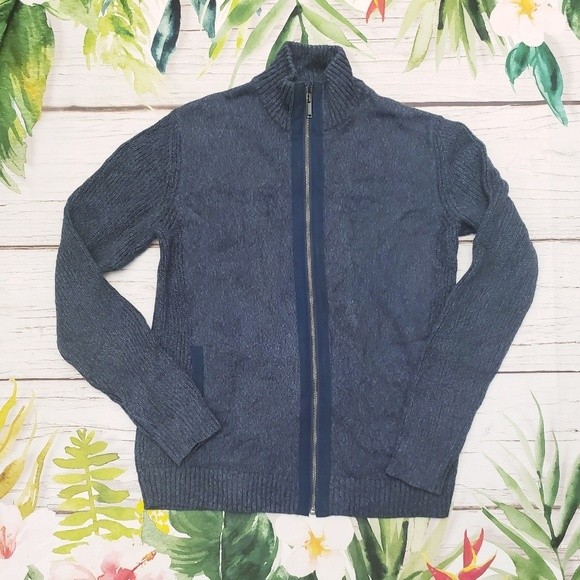 Daniel Hechter Cotton Zip Sweater M